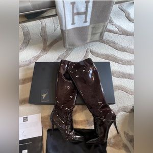 Leather Giuseppe boots size 39